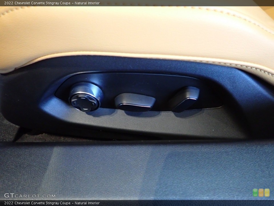 Natural Interior Controls for the 2022 Chevrolet Corvette Stingray Coupe #145495479
