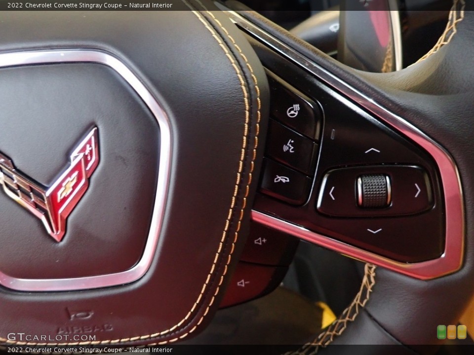 Natural Interior Steering Wheel for the 2022 Chevrolet Corvette Stingray Coupe #145495545