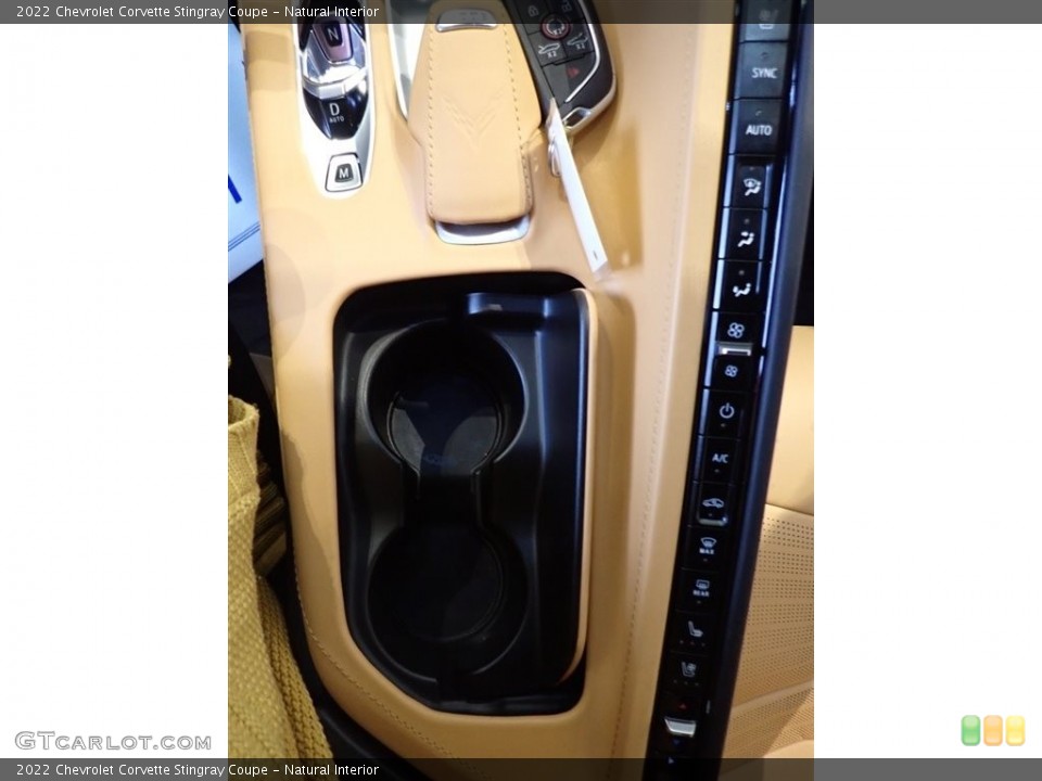 Natural Interior Controls for the 2022 Chevrolet Corvette Stingray Coupe #145495599