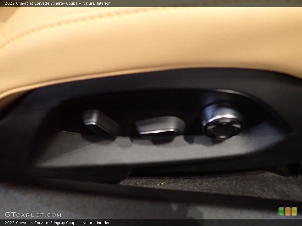 Natural Interior Controls for the 2022 Chevrolet Corvette Stingray Coupe #145495638