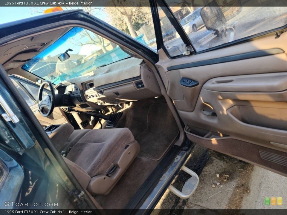 Beige Interior Photo for the 1996 Ford F350 XL Crew Cab 4x4 #145496145