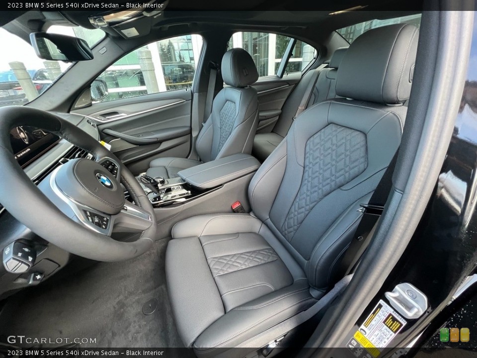 Black Interior Photo for the 2023 BMW 5 Series 540i xDrive Sedan #145498098