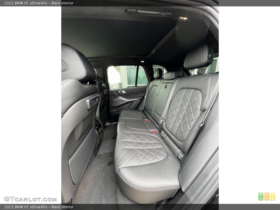 Black Interior Rear Seat for the 2023 BMW X5 xDrive45e #145498185