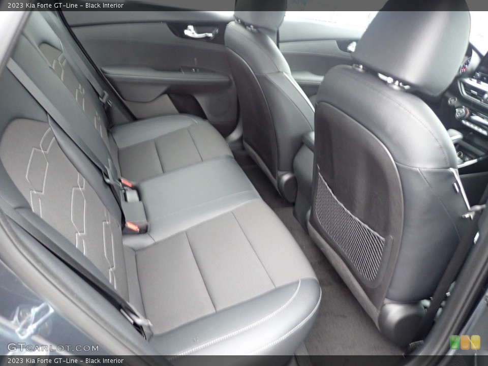 Black Interior Rear Seat for the 2023 Kia Forte GT-Line #145498905