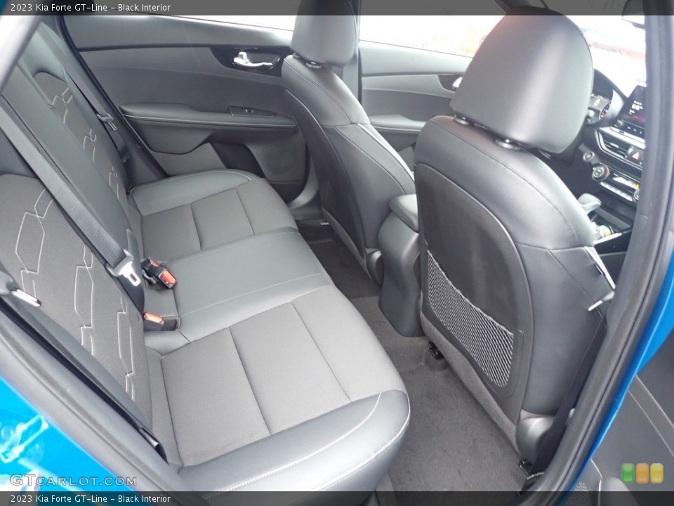 Black Interior Rear Seat for the 2023 Kia Forte GT-Line #145499028