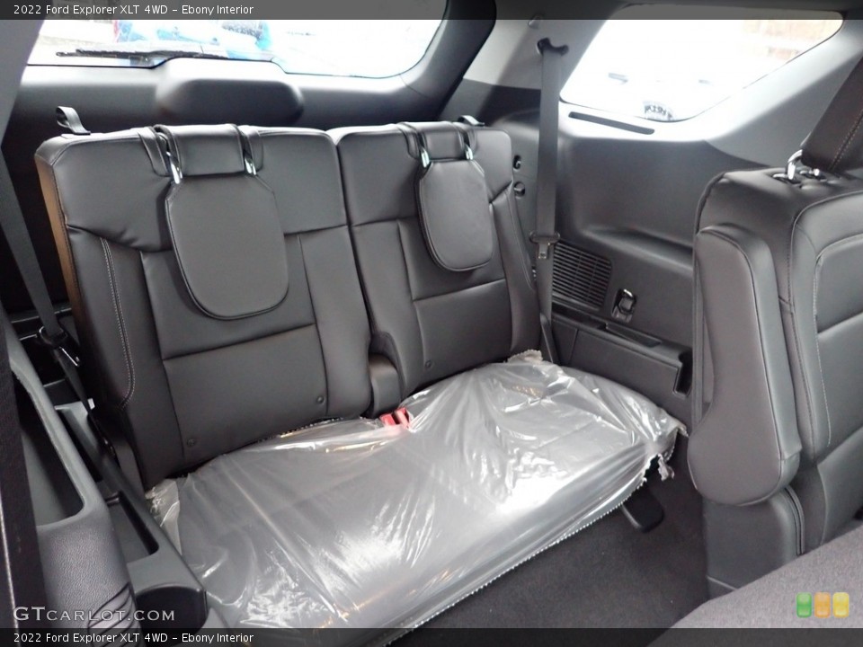 Ebony Interior Rear Seat for the 2022 Ford Explorer XLT 4WD #145499160