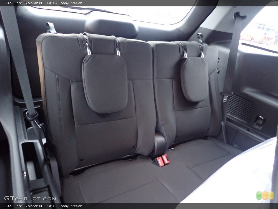 Ebony Interior Rear Seat for the 2022 Ford Explorer XLT 4WD #145499220