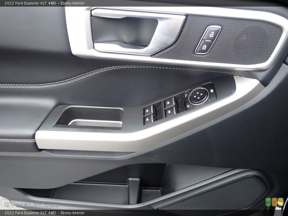 Ebony Interior Door Panel for the 2022 Ford Explorer XLT 4WD #145499235