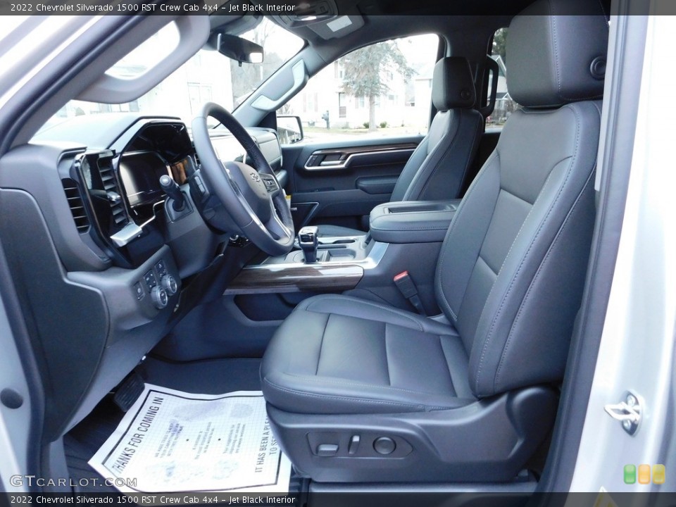 Jet Black Interior Photo for the 2022 Chevrolet Silverado 1500 RST Crew Cab 4x4 #145499517