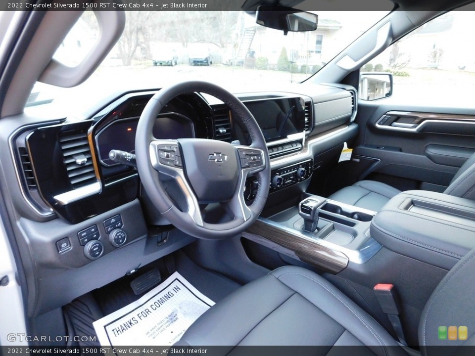 Jet Black 2022 Chevrolet Silverado 1500 Interiors