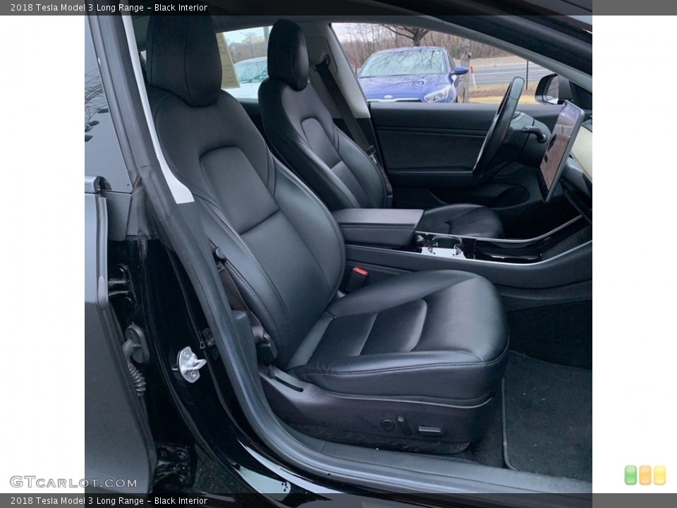 Black Interior Front Seat for the 2018 Tesla Model 3 Long Range #145500109