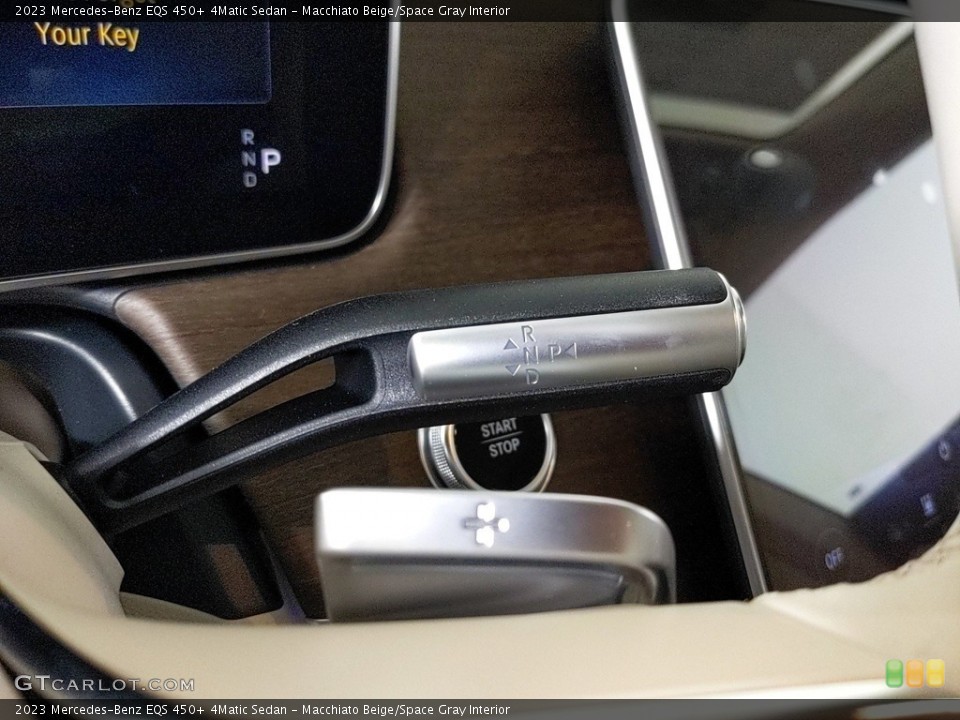 Macchiato Beige/Space Gray Interior Controls for the 2023 Mercedes-Benz EQS 450+ 4Matic Sedan #145500184