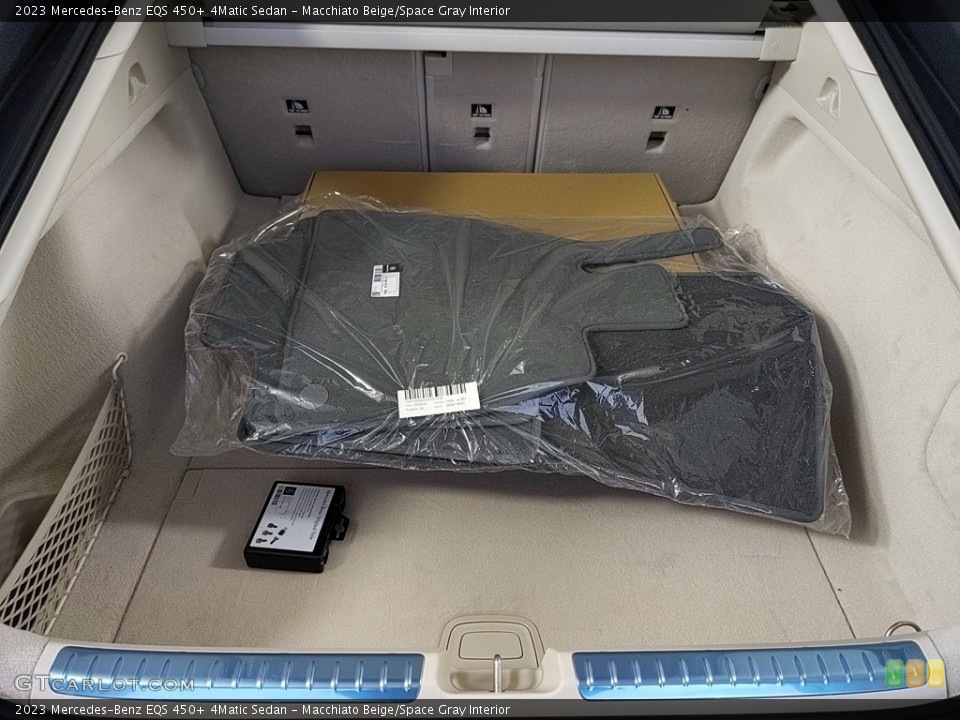 Macchiato Beige/Space Gray Interior Trunk for the 2023 Mercedes-Benz EQS 450+ 4Matic Sedan #145500466