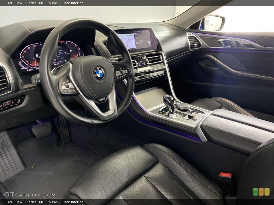 Black Interior Photo for the 2020 BMW 8 Series 840i Coupe #145500718