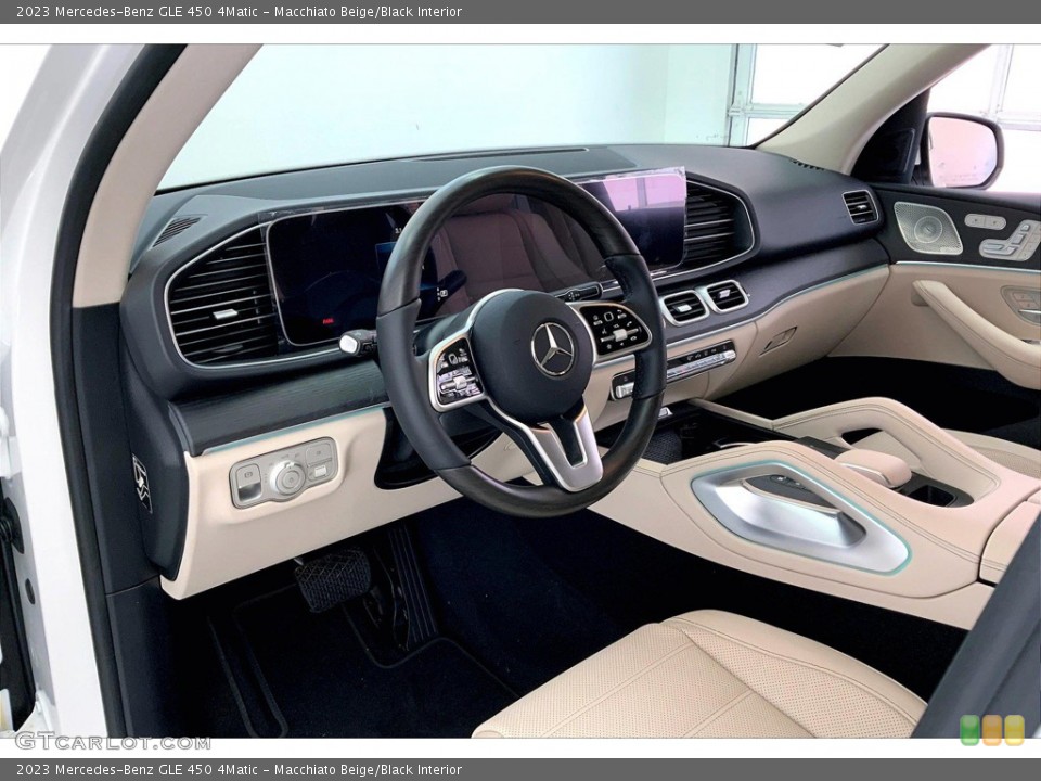Macchiato Beige/Black Interior Photo for the 2023 Mercedes-Benz GLE 450 4Matic #145500952