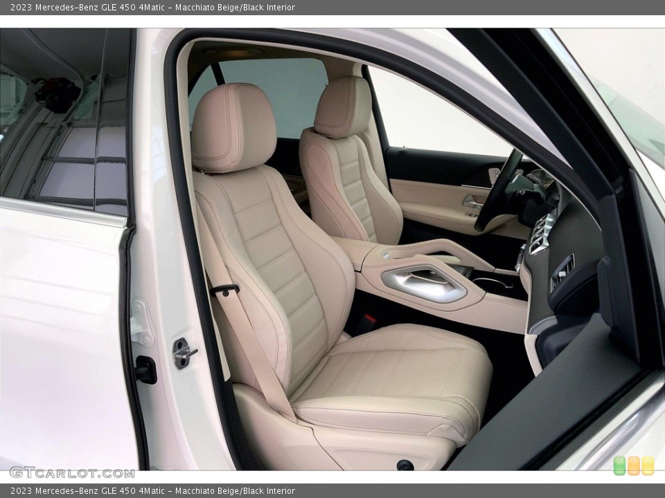 Macchiato Beige/Black Interior Front Seat for the 2023 Mercedes-Benz GLE 450 4Matic #145500976