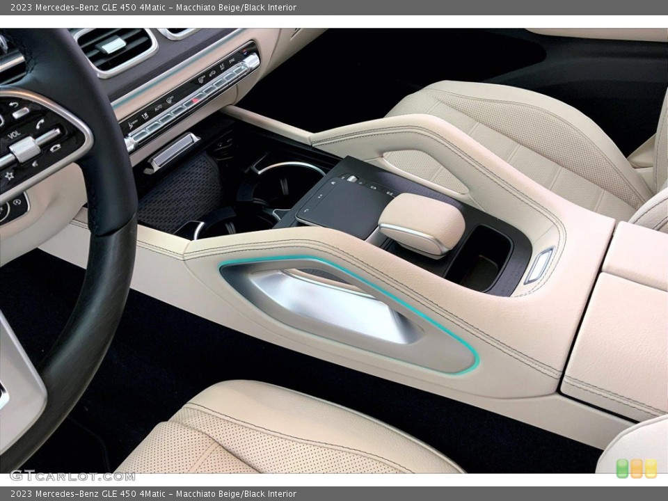 Macchiato Beige/Black Interior Controls for the 2023 Mercedes-Benz GLE 450 4Matic #145501063