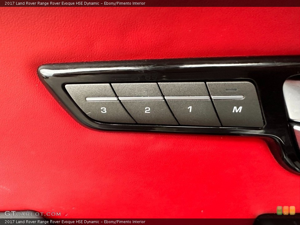 Ebony/Pimento Interior Door Panel for the 2017 Land Rover Range Rover Evoque HSE Dynamic #145501240