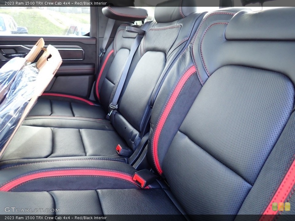 Red/Black Interior Rear Seat for the 2023 Ram 1500 TRX Crew Cab 4x4 #145502329