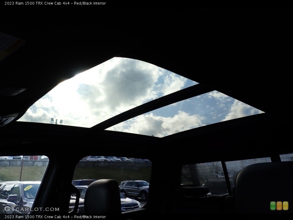 Red/Black Interior Sunroof for the 2023 Ram 1500 TRX Crew Cab 4x4 #145502413
