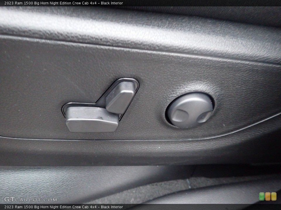 Black Interior Controls for the 2023 Ram 1500 Big Horn Night Edition Crew Cab 4x4 #145502758