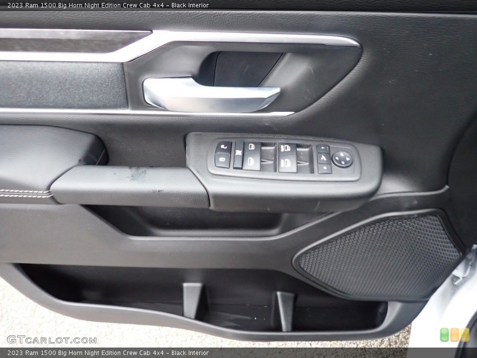 Black Interior Door Panel for the 2023 Ram 1500 Big Horn Night Edition Crew Cab 4x4 #145502839