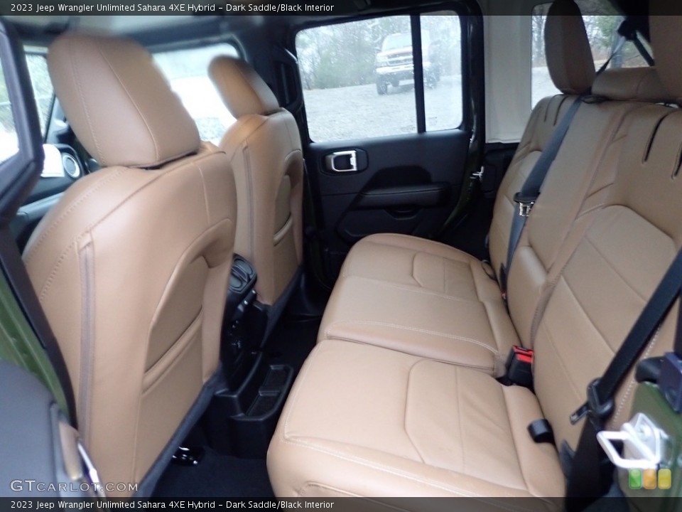 Dark Saddle/Black Interior Rear Seat for the 2023 Jeep Wrangler Unlimited Sahara 4XE Hybrid #145504138