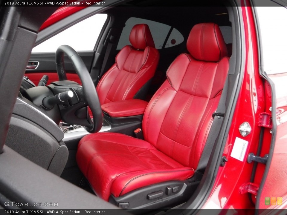 Red 2019 Acura TLX Interiors