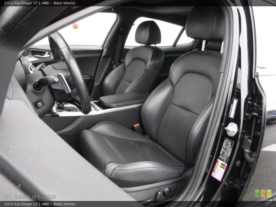Black Interior Front Seat for the 2020 Kia Stinger GT1 AWD #145504909
