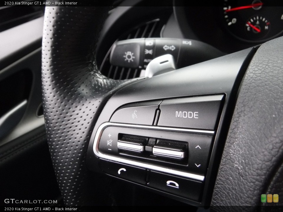 Black Interior Steering Wheel for the 2020 Kia Stinger GT1 AWD #145504957