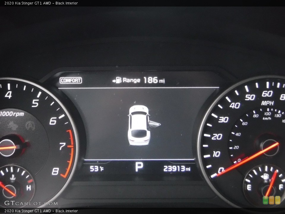 Black Interior Gauges for the 2020 Kia Stinger GT1 AWD #145505017