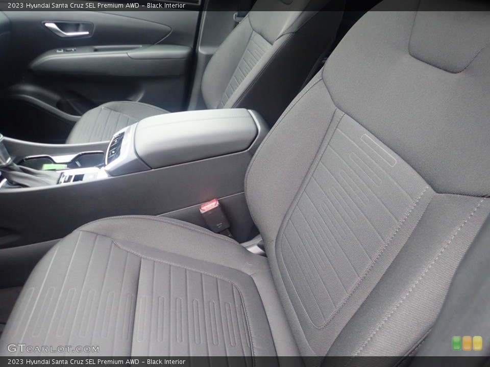 Black Interior Front Seat for the 2023 Hyundai Santa Cruz SEL Premium AWD #145505745