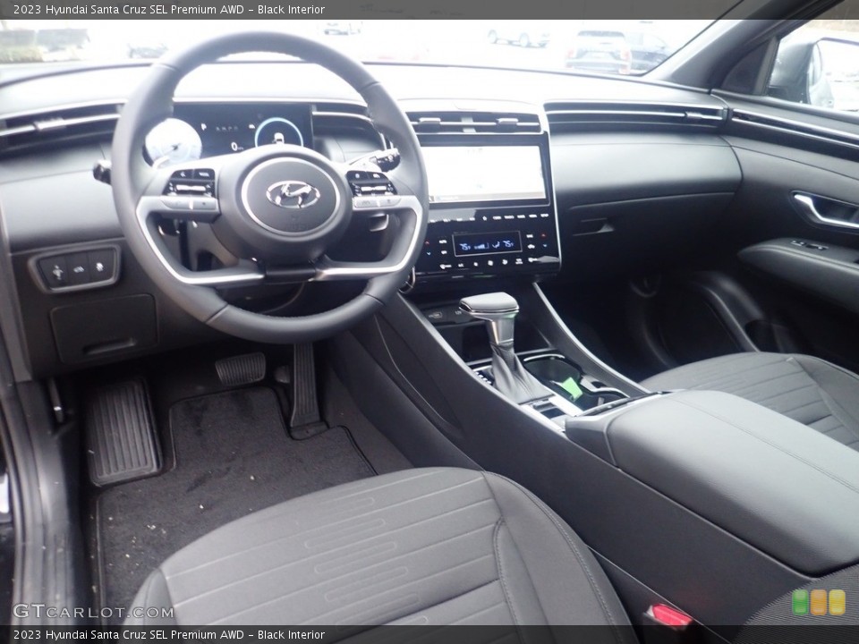 Black Interior Photo for the 2023 Hyundai Santa Cruz SEL Premium AWD #145505790