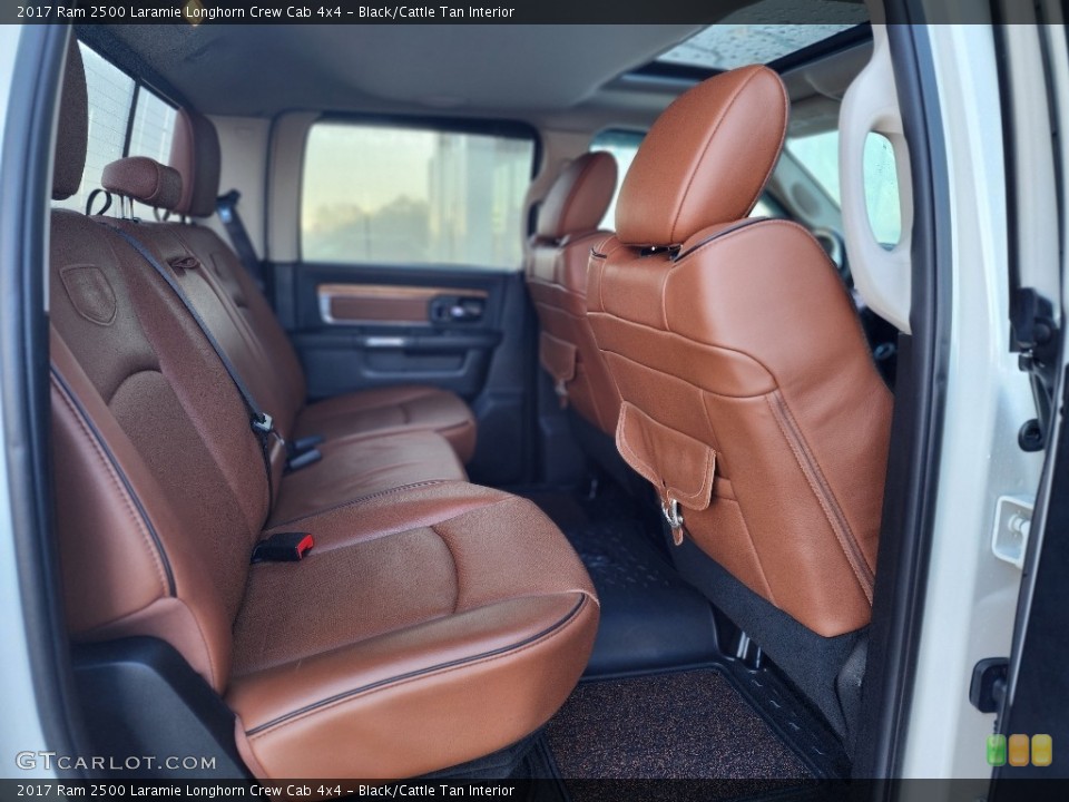 Black/Cattle Tan 2017 Ram 2500 Interiors