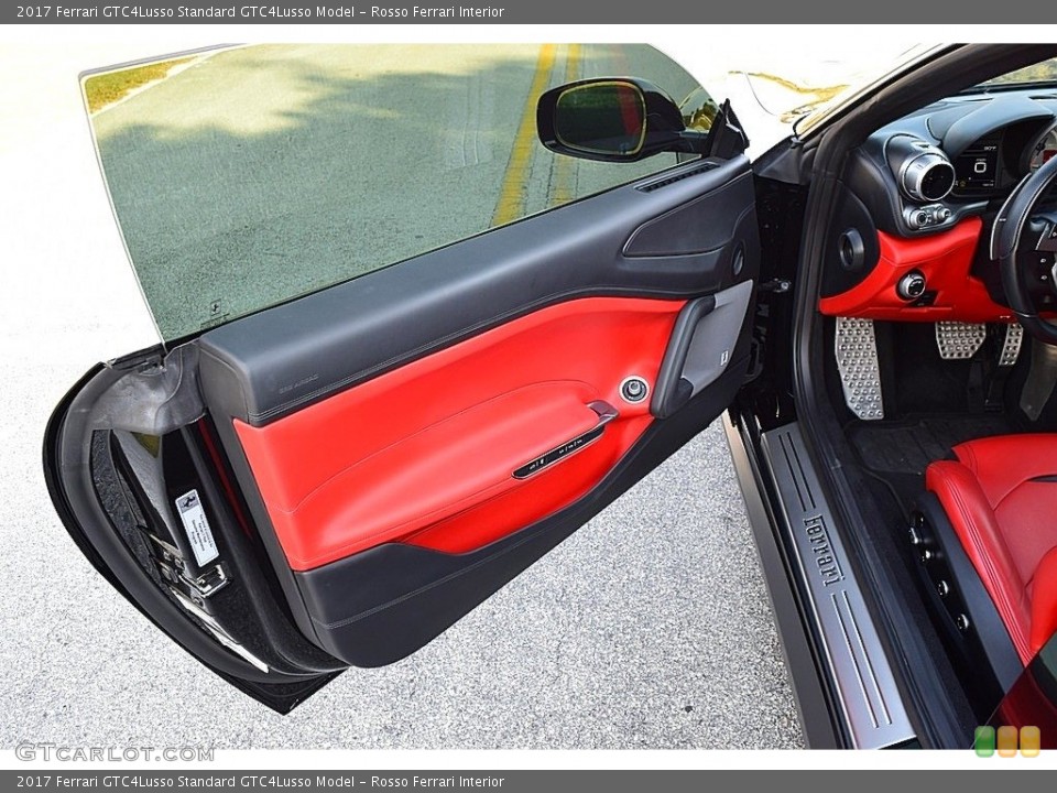 Rosso Ferrari Interior Door Panel for the 2017 Ferrari GTC4Lusso  #145506198