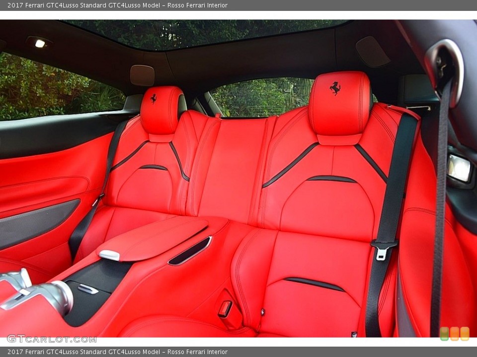 Rosso Ferrari Interior Rear Seat for the 2017 Ferrari GTC4Lusso  #145506546