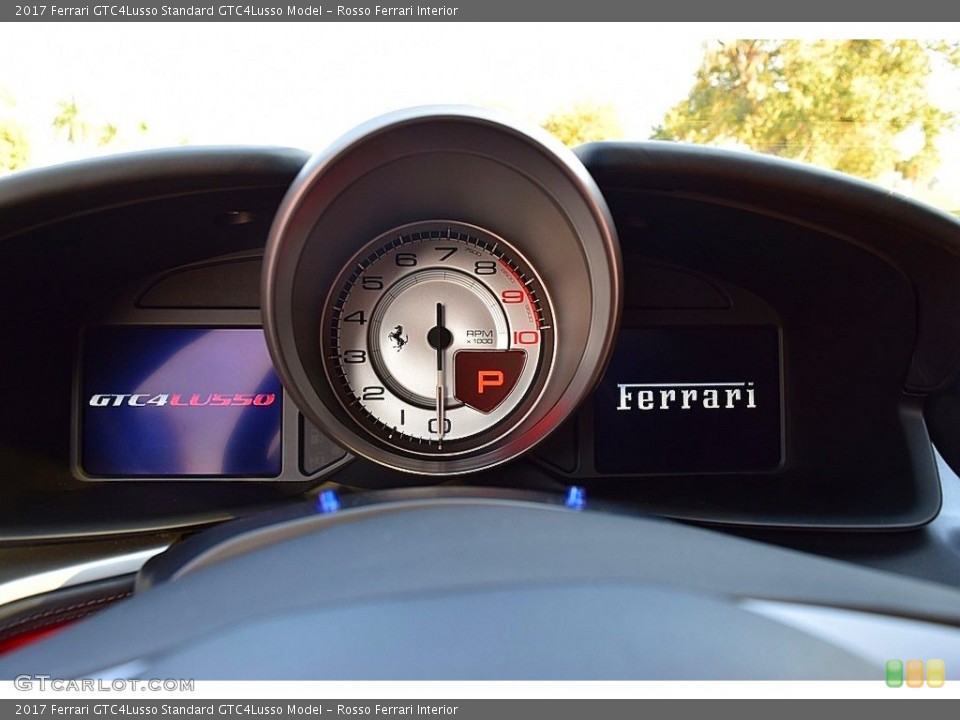 Rosso Ferrari Interior Gauges for the 2017 Ferrari GTC4Lusso  #145506675