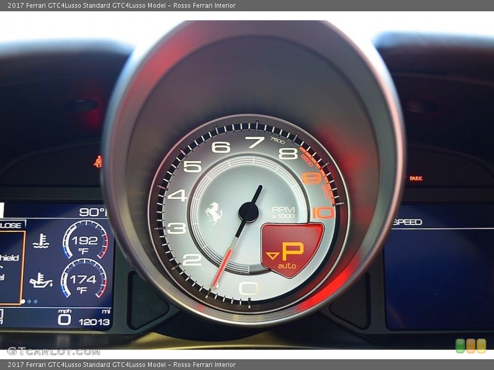 Rosso Ferrari Interior Gauges for the 2017 Ferrari GTC4Lusso  #145506717