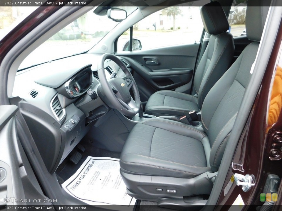 Jet Black Interior Front Seat for the 2022 Chevrolet Trax LT AWD #145506846