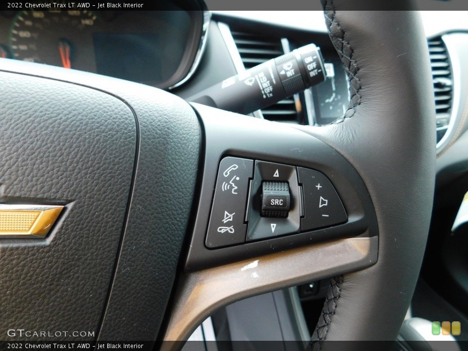 Jet Black Interior Steering Wheel for the 2022 Chevrolet Trax LT AWD #145506939