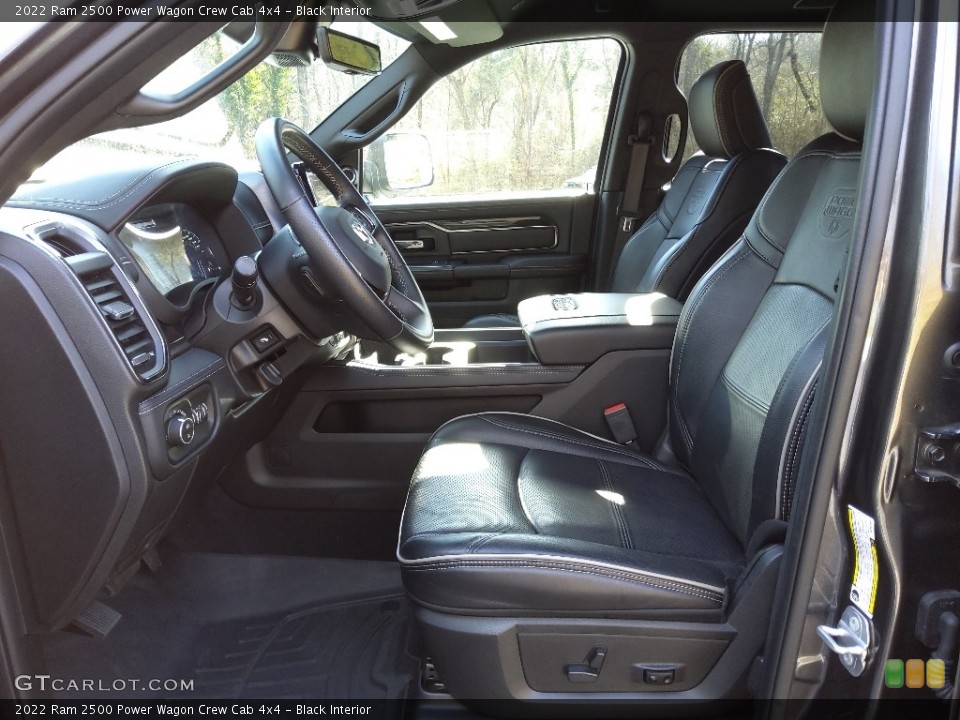 Black Interior Front Seat for the 2022 Ram 2500 Power Wagon Crew Cab 4x4 #145506966
