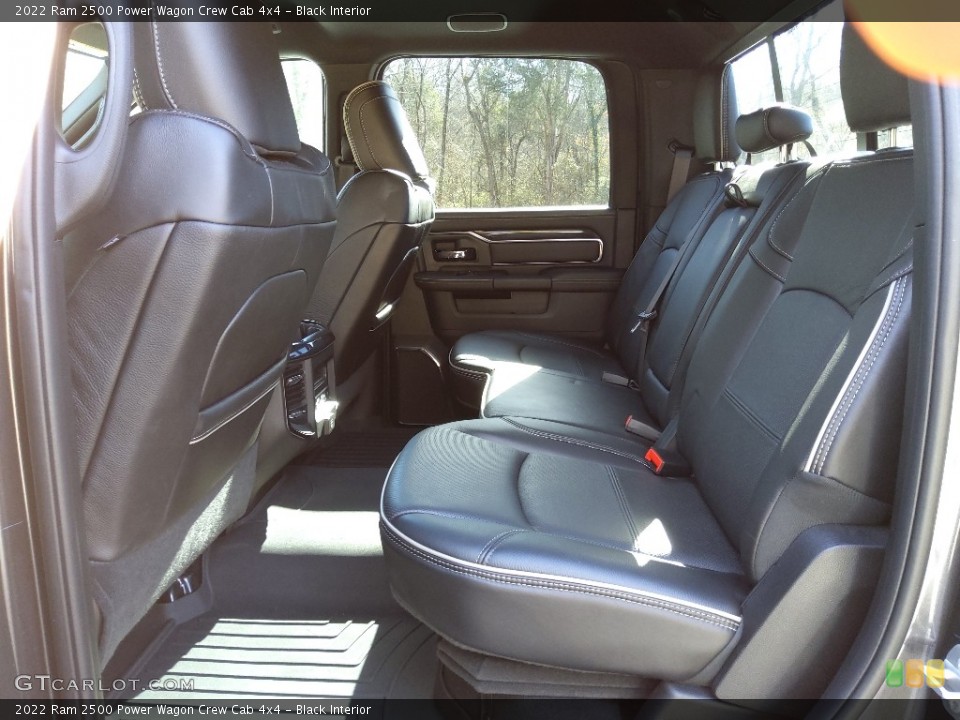 Black Interior Rear Seat for the 2022 Ram 2500 Power Wagon Crew Cab 4x4 #145507041