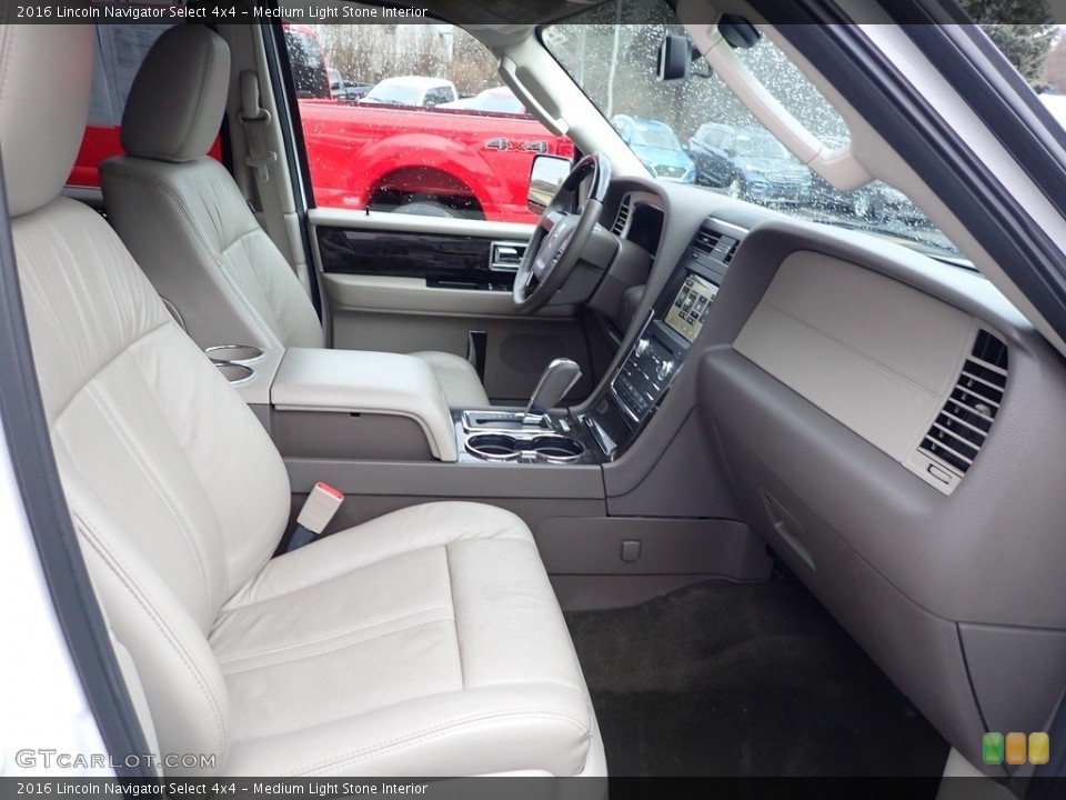 Medium Light Stone Interior Front Seat for the 2016 Lincoln Navigator Select 4x4 #145507104