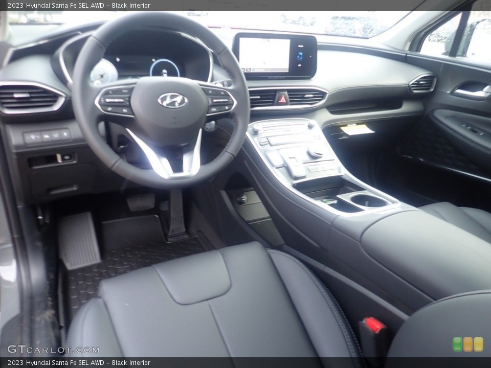 Black Interior Front Seat for the 2023 Hyundai Santa Fe SEL AWD #145507125