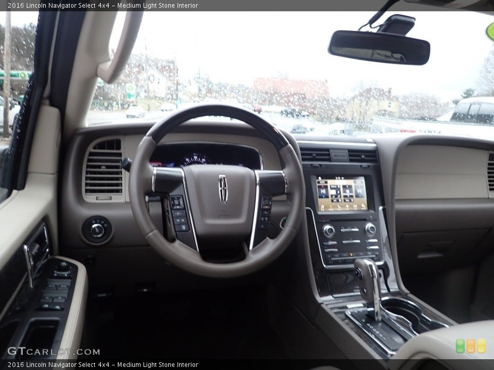 Medium Light Stone Interior Dashboard for the 2016 Lincoln Navigator Select 4x4 #145507188