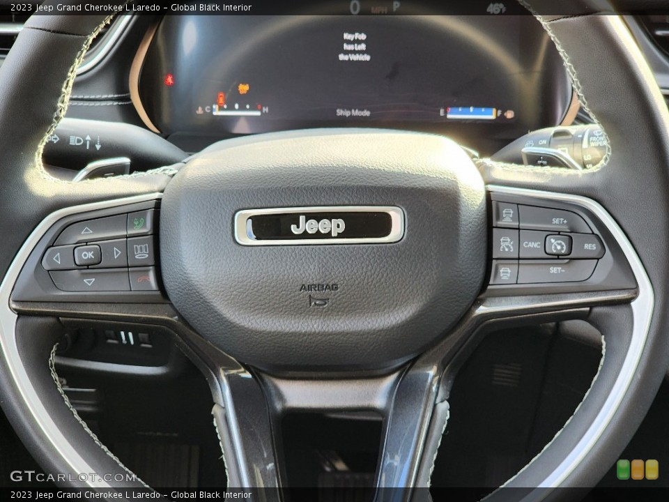 Global Black Interior Steering Wheel for the 2023 Jeep Grand Cherokee L Laredo #145507356