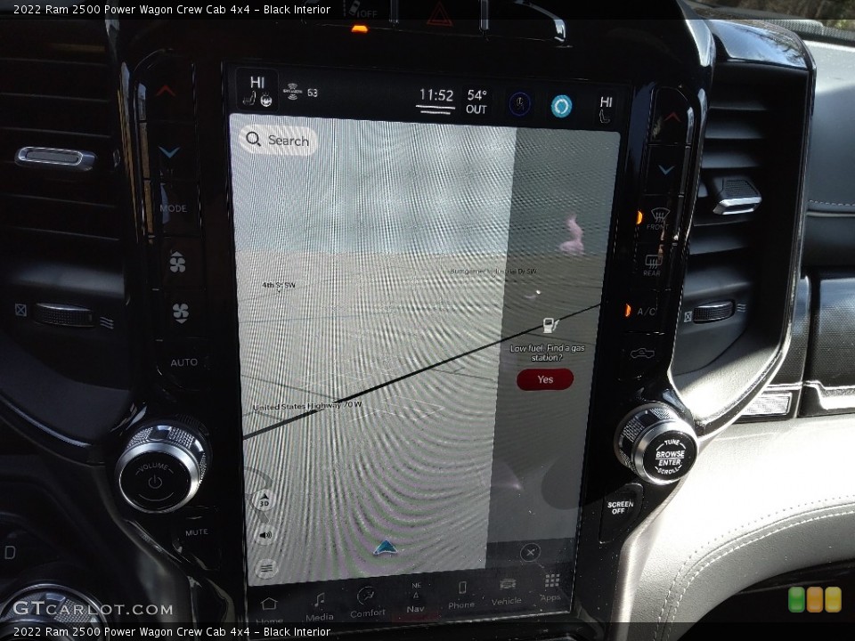 Black Interior Navigation for the 2022 Ram 2500 Power Wagon Crew Cab 4x4 #145507362