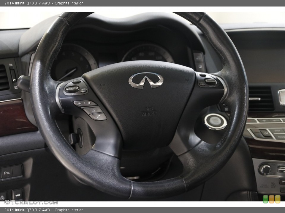 Graphite Interior Steering Wheel for the 2014 Infiniti Q70 3.7 AWD #145507605