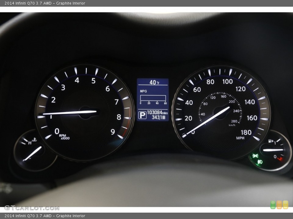 Graphite Interior Gauges for the 2014 Infiniti Q70 3.7 AWD #145507626