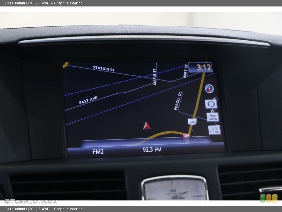 Graphite Interior Navigation for the 2014 Infiniti Q70 3.7 AWD #145507659